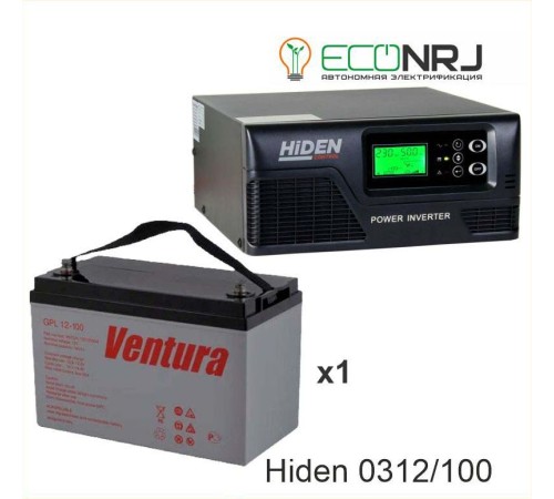 ИБП Hiden Control HPS20-0312 + Ventura GPL 12-100