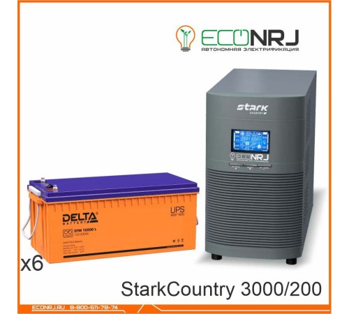 Stark Country 3000 Online, 12А + Delta DTM 12200 L