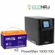 ИБП POWERMAN ONLINE 1000 Plus + Delta GX 12-100