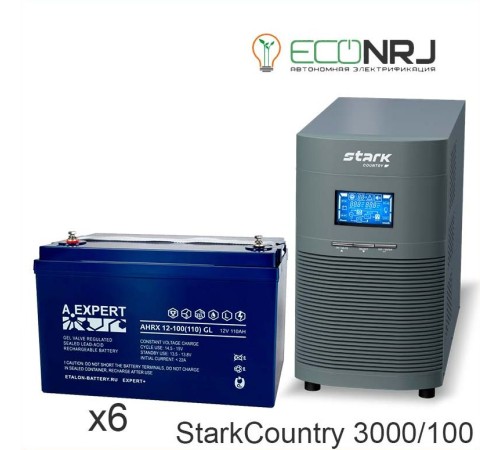 Stark Country 3000 Online, 12А + ETALON AHRX 12-100 GL