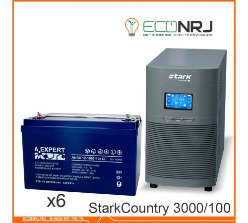 Stark Country 3000 Online, 12А + ETALON AHRX 12-100 GL