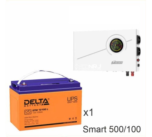 ИБП Powerman Smart 500 INV + Delta DTM 12100 L