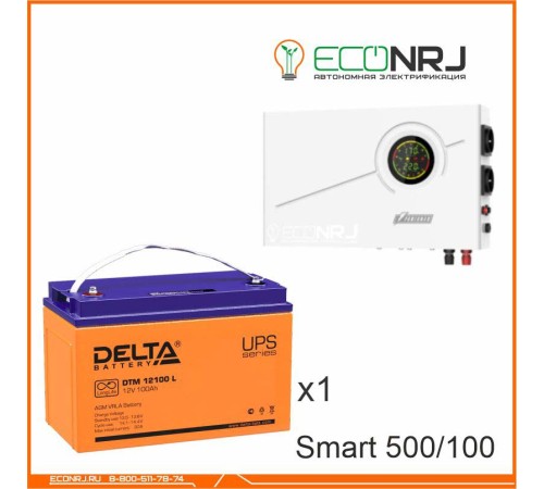 ИБП Powerman Smart 500 INV + Delta DTM 12100 L