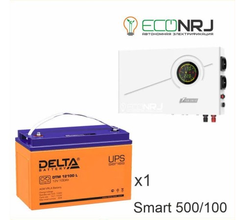 ИБП Powerman Smart 500 INV + Delta DTM 12100 L