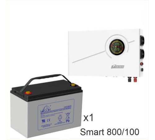 ИБП Powerman Smart 800 INV + LEOCH DJM12100