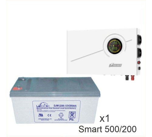 ИБП Powerman Smart 500 INV + LEOCH DJM12200