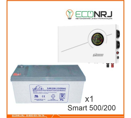 ИБП Powerman Smart 500 INV + LEOCH DJM12200