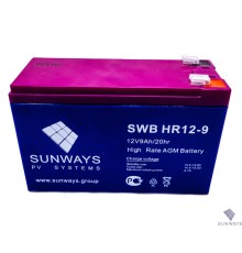 Аккумуляторная батарея SUNWAYS HR 12-9