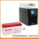 ИБП POWERMAN ONLINE 1000 Plus + MNB MМ150-12