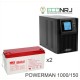 ИБП POWERMAN ONLINE 1000 Plus + MNB MМ150-12