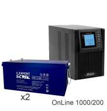 ИБП POWERMAN ONLINE 1000 Plus + ETALON CHRL 12-200