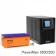 ИБП POWERMAN ONLINE 3000 Plus + Delta DTM 12200 L