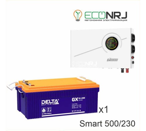 ИБП Powerman Smart 500 INV + Delta GX 12-230