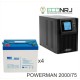 ИБП POWERMAN ONLINE 2000 Plus + MNB MNG75-12