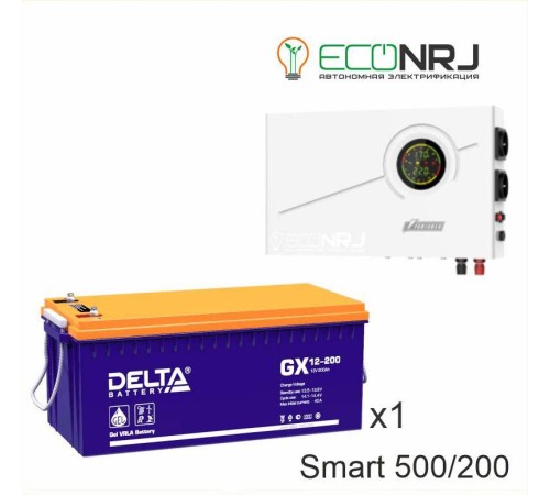 ИБП Powerman Smart 500 INV + Delta GX 12-200