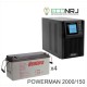 ИБП POWERMAN ONLINE 2000 Plus + Ventura GPL 12-150