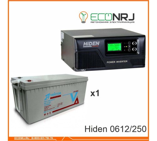 ИБП Hiden Control HPS20-0612 + Vektor GL 12-250