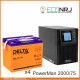 ИБП POWERMAN ONLINE 2000 Plus + Delta GEL 12-75