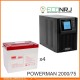 ИБП POWERMAN ONLINE 2000 Plus + MNB MМ75-12