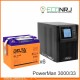 ИБП POWERMAN ONLINE 3000 Plus + Delta GEL 12-33