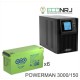 ИБП POWERMAN ONLINE 3000 Plus + WBR GPL121500