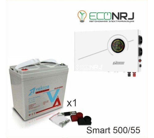 ИБП Powerman Smart 500 INV + Vektor GL 12-55