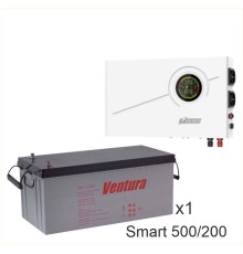 ИБП Powerman Smart 500 INV + Ventura GPL 12-200