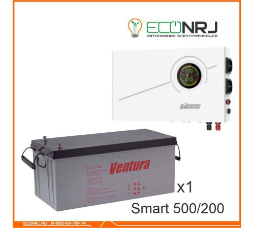 ИБП Powerman Smart 500 INV + Ventura GPL 12-200