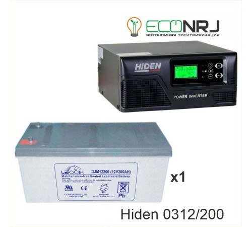 ИБП Hiden Control HPS20-0312 + LEOCH DJM12200