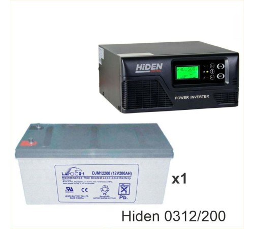 ИБП Hiden Control HPS20-0312 + LEOCH DJM12200