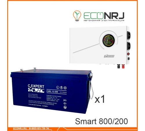 ИБП Powerman Smart 800 INV + ETALON CHRL 12-200