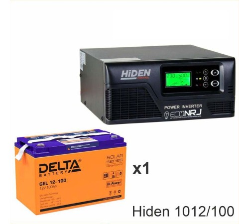 ИБП Hiden Control HPS20-1012 + Delta GEL 12-100