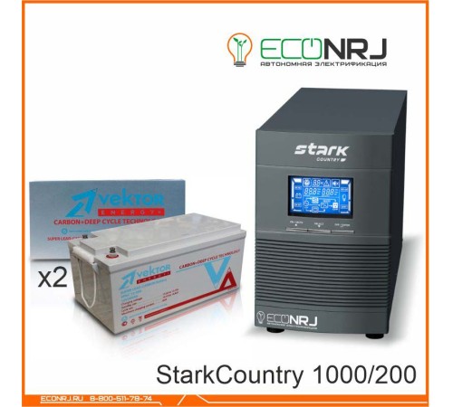 Stark Country 1000 Online, 16А + Vektor VPbC 12-200