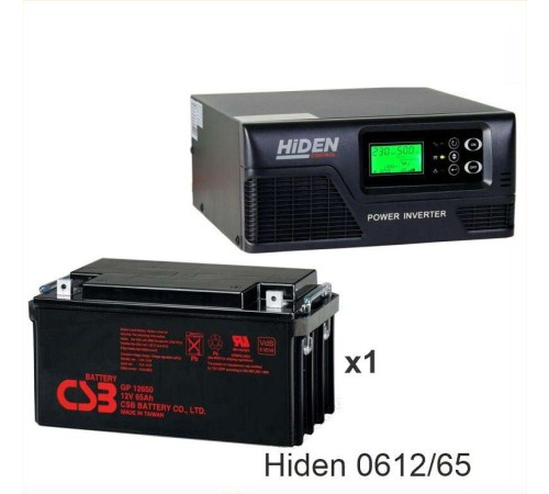 ИБП Hiden Control HPS20-0612 + CSB GP12650