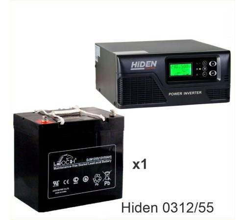 ИБП Hiden Control HPS20-0312 + LEOCH DJM1255