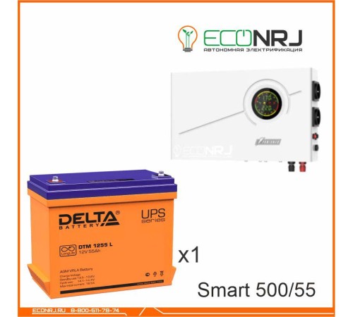 ИБП Powerman Smart 500 INV + Delta DTM 1255 L