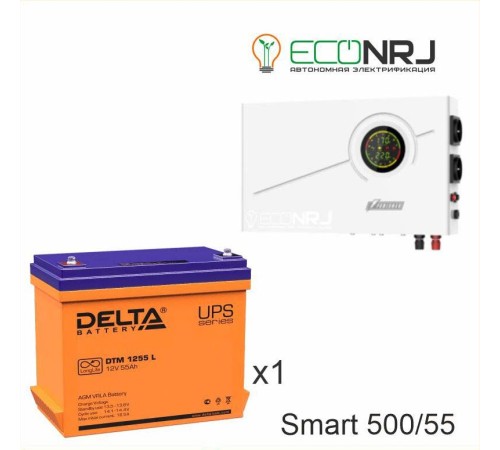 ИБП Powerman Smart 500 INV + Delta DTM 1255 L