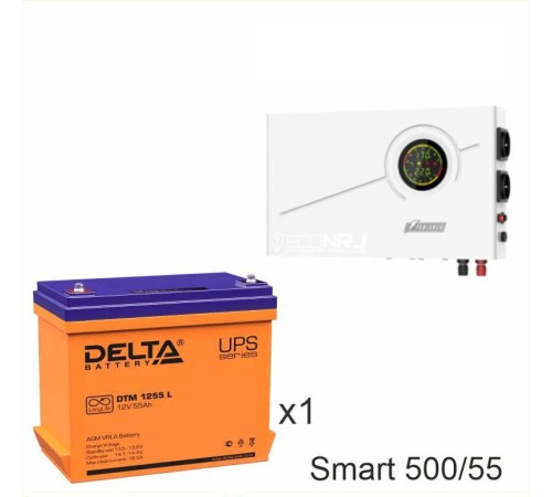 ИБП Powerman Smart 500 INV + Delta DTM 1255 L