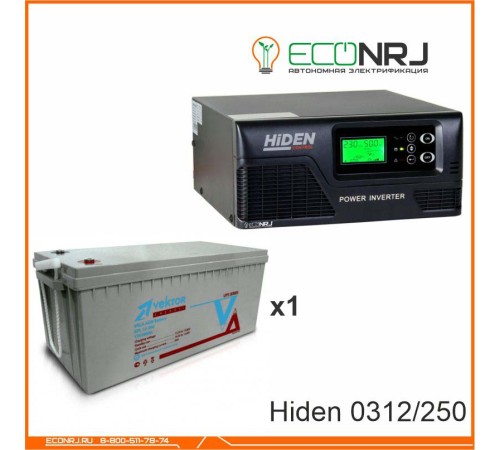 ИБП Hiden Control HPS20-0312 + Vektor GL 12-250