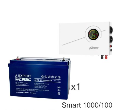 ИБП Powerman Smart 1000 INV + ETALON AHRX 12-100 GL