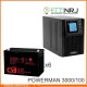 ИБП POWERMAN ONLINE 3000 Plus + CSB GP121000