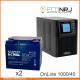 ИБП POWERMAN ONLINE 1000 Plus + ETALON BHRL 12-40