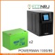 ИБП POWERMAN ONLINE 1000 Plus + WBR GPL12800