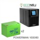 ИБП POWERMAN ONLINE 1000 Plus + WBR GPL12800