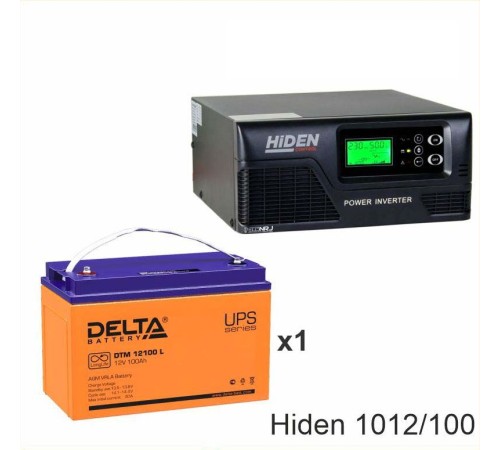 ИБП Hiden Control HPS20-1012 + Delta DTM 12100 L