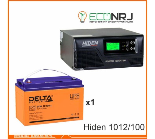 ИБП Hiden Control HPS20-1012 + Delta DTM 12100 L