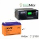 ИБП Hiden Control HPS20-1012 + Delta DTM 12100 L