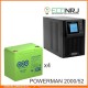 ИБП POWERMAN ONLINE 2000 Plus + WBR GPL12520