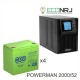 ИБП POWERMAN ONLINE 2000 Plus + WBR GPL12520