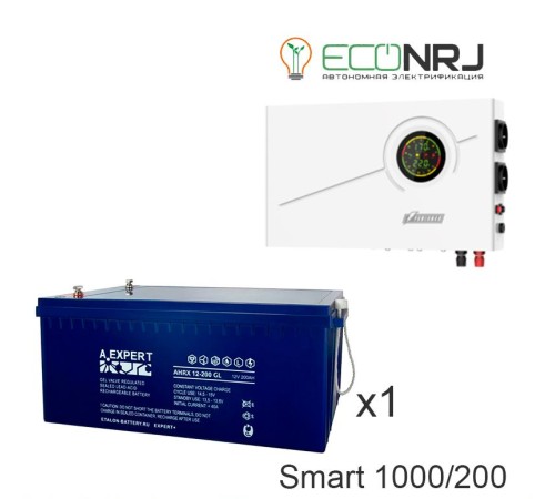 ИБП Powerman Smart 1000 INV + ETALON AHRX 12-200 GL